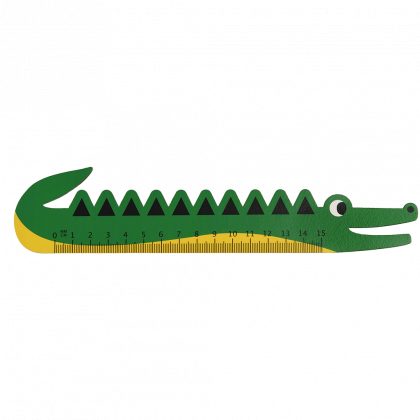 Rex London - Дървена линийка - Крокодил 