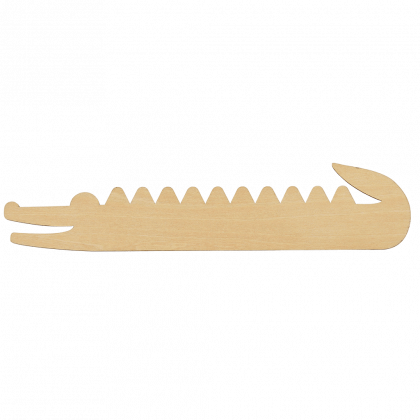 Rex London - Дървена линийка - Крокодил 