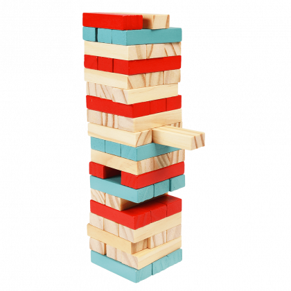 Rex London - Мини дървена балансна кула - Дженга 