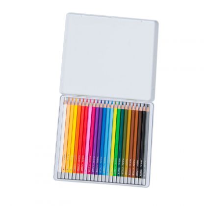Moulin Roty - Комплект акварелни моливи за оцветяване - 24 цвята 