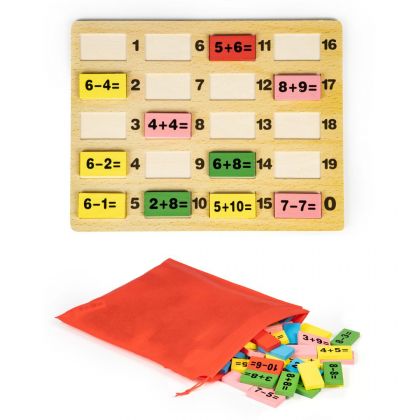 ecotoys дървена игра, игра, играчка, играчка от дърво, дървена образователна игра, образователна игра, образователни игри, дървена дъска, дървена дъска с математически блокове, математически блокове, дървена математическа игра, математическа игра