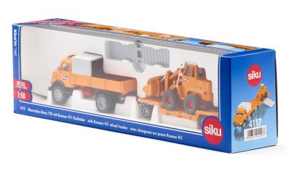 Siku - Камион Мерцедес-Бенц с челен товарач 