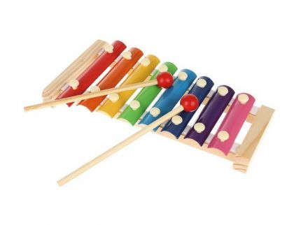 Раница с дървени музикални инструменти за деца 
