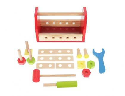 Дървена кутия с инструменти - Малкият майстор