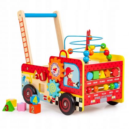 Ecotoys, играчка, играчки, дървена играчка, дървени играчки, детски уокър, дървен уокър, дървена играчка с активности, дървен уокър с активности, играчки Ecotoys, продукти Ecotoys