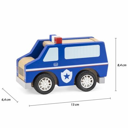Viga - Детска дървена играчка - Полицейска кола 