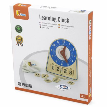 Viga - Дървена образователна играчка - Часовник 