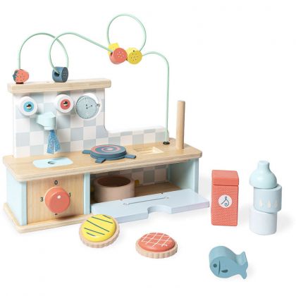 Vilac - Дървена играчка с активности - Кухня 