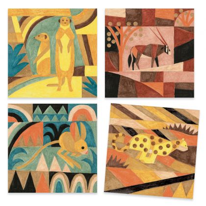 Djeco - Комплект за рисуване - Вдъхнови се от Paul Klee
