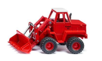 Siku, играчка, играчки, детска играчка, метални превозни средства, трактор, трактор колесен товарач,  играчка трактор, червен трактор, детски трактор в червен цвят, продукти SIku, играчки SIku, колички Siku