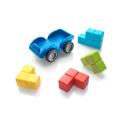 smartgames, мини игра с кубчета, сглоби колата, мини игра, сглоби, кола, количка, игра с кубчета, логическа игра, игра, игри, играчка, играчки