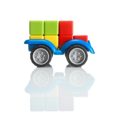 smartgames, мини игра с кубчета, сглоби колата, мини игра, сглоби, кола, количка, игра с кубчета, логическа игра, игра, игри, играчка, играчки