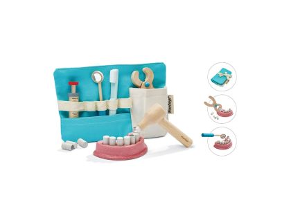 Plantoys - Детски дървен зъболекарски комплект 