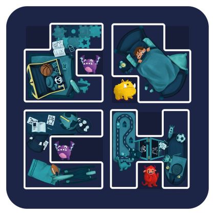Настолна игра - Monsters Hide & Seek - Smart Games