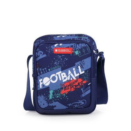 Gabol, чанта за момчета, чанта за през рамо, удобна чанта, удобна практична чанта, чанта в тъмносин цвят, чанта с регулируема дръжка, чанта с дръжка за регулиране, чанта атака, продукти Gabol, чанти Gabol 