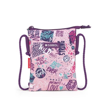 Gabol, чанта, детска чанта, чанти, детски чанти, цветна детска чанта, цветна детска чанта, чанта в розово, детска чантичка, чанта за момиче, чанта с дълга дръжка, продукти Gabol, чанти Gabol