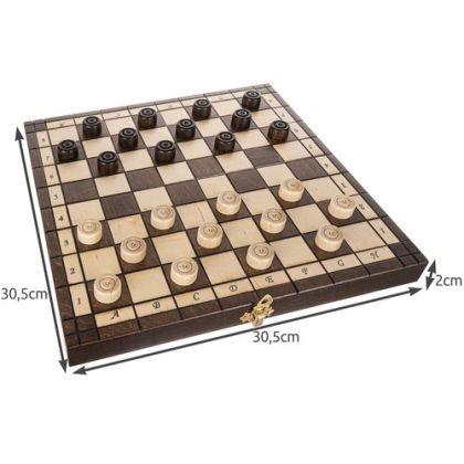 Дървена игра - Шах и Дама в едно