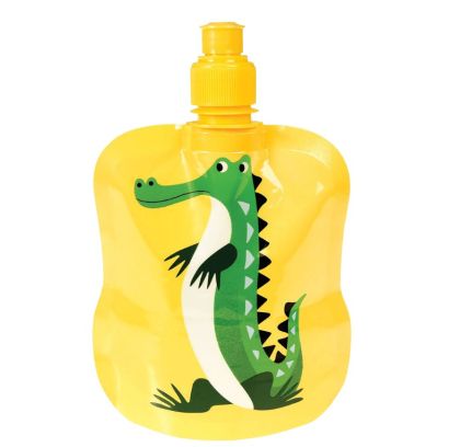 Rex London, играчка, играчки, бутилка, детска бутилка, бутилка за деца, сгъваема бутилка, сгъваща се бутилка, бутилка за дечица, забавна бутилка, сгъваща се бутилка с крокодил, детска бутилка с крокодил, продукти Rex London, играчки Rex London