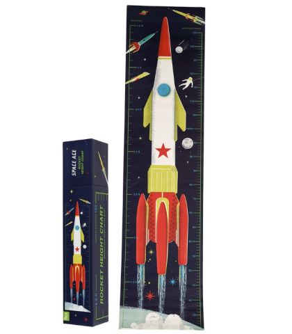 Rex London, играчка, играчки, диаграма за измерване на височина, диаграма космическа ера, диаграма космос, метър за деца, детски метър, детска диаграма, продукти Rex London, играчки Rex London