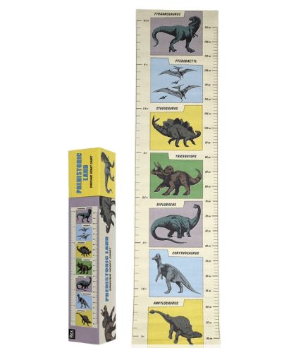 Rex London, играчка, играчки, диаграма за измерване на височина, детска диаграма за височина, метър, детски метър, метър за деца, метър с динозаври, диаграма с динозаври, продукти Rex London, играчки Rex London