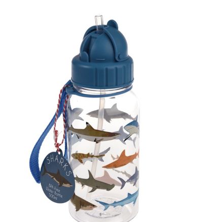 Rex London - Детска бутилка за вода - Акули 