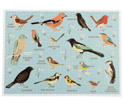 Rex London - Пъзел 1000 части - Градински птици