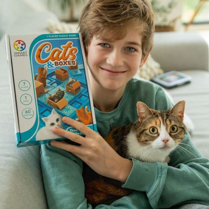 Пъзел игра Cats & Boxes - Smart Games