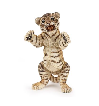 Фигурка за колекциониране и игра изправено бебе тигър - PAPO