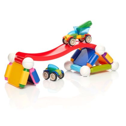 Детски конструктор с магнити - Колички и мостове - Smart Games