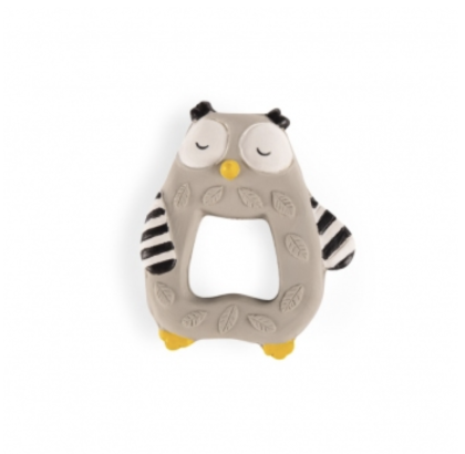 Гумена играчка за гризкане Owl - Moulin Roty