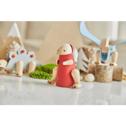 Дървена играчка за сглобяване - Тиранозавър - PlanToys