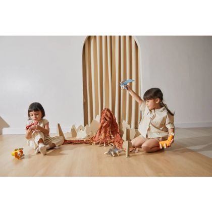 Дървена играчка за сглобяване - Трицераптос - PlanToys
