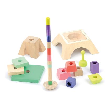 Дървена играчка за подреждане - Айфеловата кула - Vilac