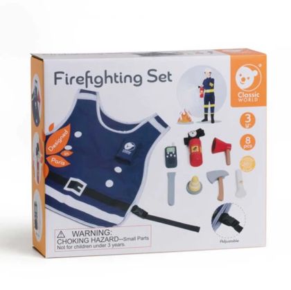 Детски пожарникарски комплект за игра - Classic World