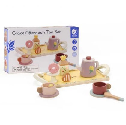 Детски дървен комплект за чай - Classic World