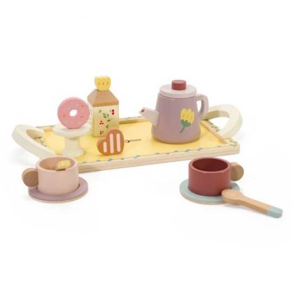 Детски дървен комплект за чай - Classic World