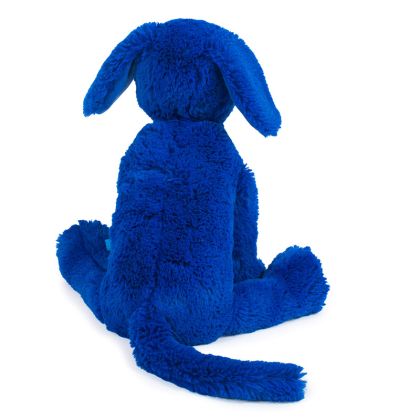 Мека играчка плюшено синьо куче - 36 см. - Moulin Roty