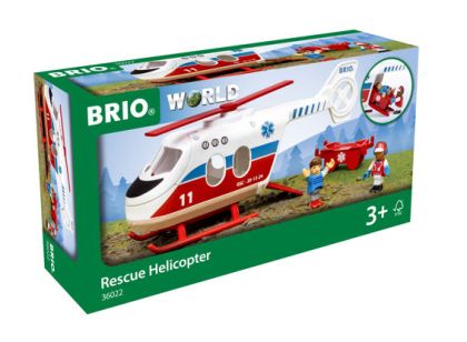 Метална играчка спасителен хеликоптер - Rescue helicopter - Brio