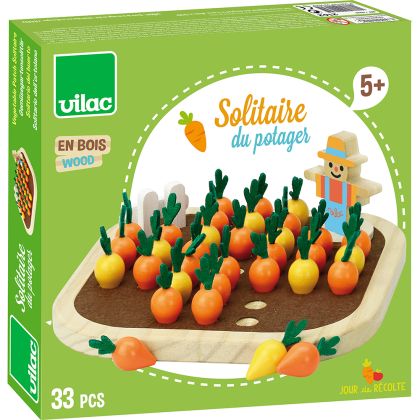 Игра за подреждане - Зеленчукова градина - Vilac