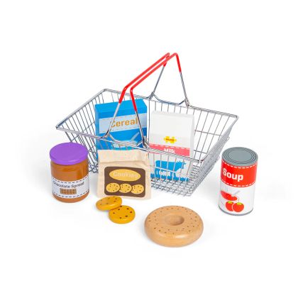 Реалистична метална кошница за хранителни стоки - BIGJIGS
