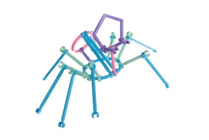 Творческа игра с тухли, сламки, строителни фигури - 1000 части - Iso Trade