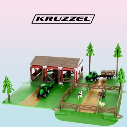 Ферма с животни и трактори - Kruzzel