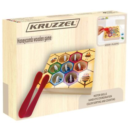 Дървена игра "Пчелна пита" - Kruzzel