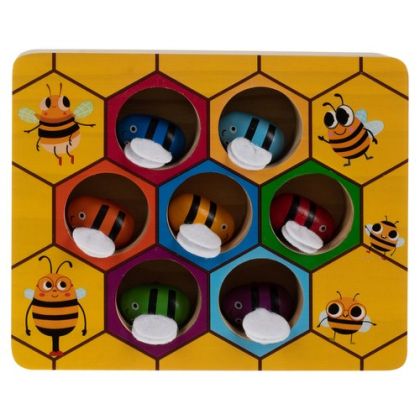 Дървена игра "Пчелна пита" - Kruzzel