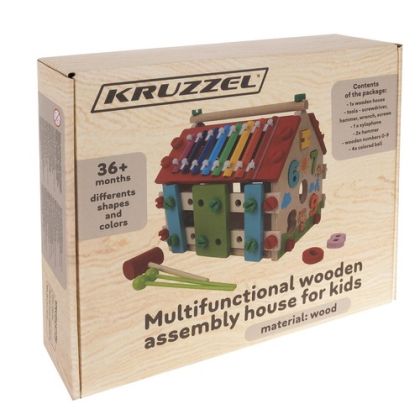 Дървена образователна къща - Kruzzel
