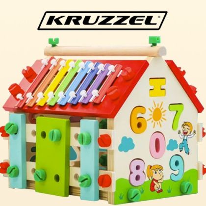 Дървена образователна къща - Kruzzel