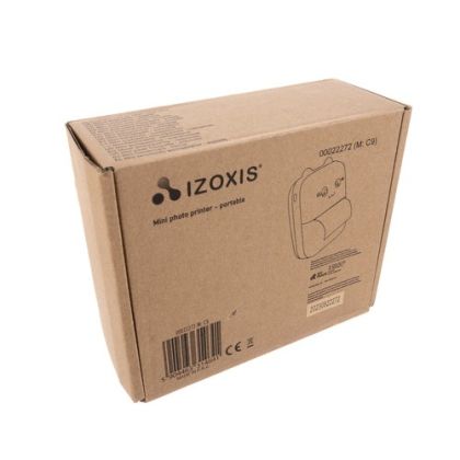 Мини термичен принтер на снимки с Bluetooth и 11 печатни ролки хартия - Izoxis