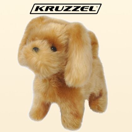 Мека играчка плюшено интерактивно куче - Kruzzel