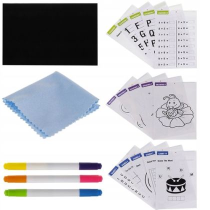 Детски таблет Magic board Magic Drawing Pad LED писалки за рисуване - Kruzzel