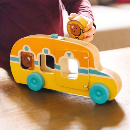 Дървена играчка GO Tots автобус - Melissa & Doug